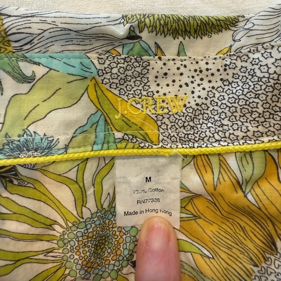 J Crew popover Liberty of London A line dress Sz M but is smaller - Picture 3 of 3